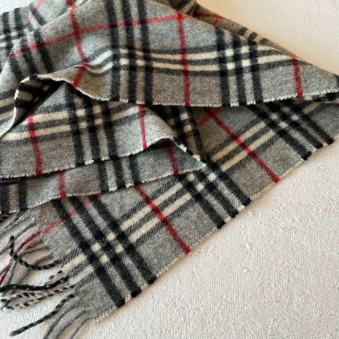 BURBERRY(バーバリー)のバーバリーズ　マフラー　ノバチェック　グレー レディースのファッション小物(マフラー/ショール)の商品写真