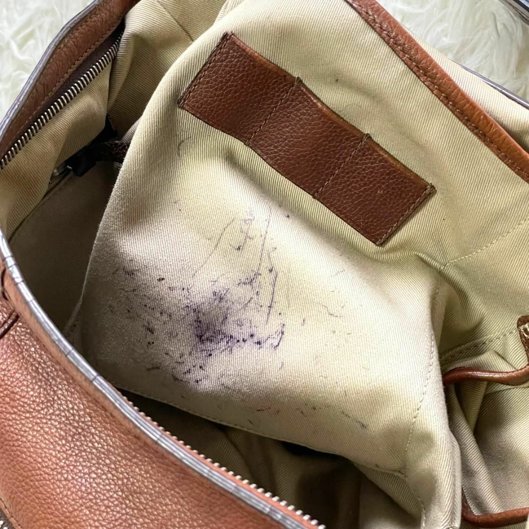 COACH - COACH トンプソン レザーショルダーバッグ 70308 ブラウンの