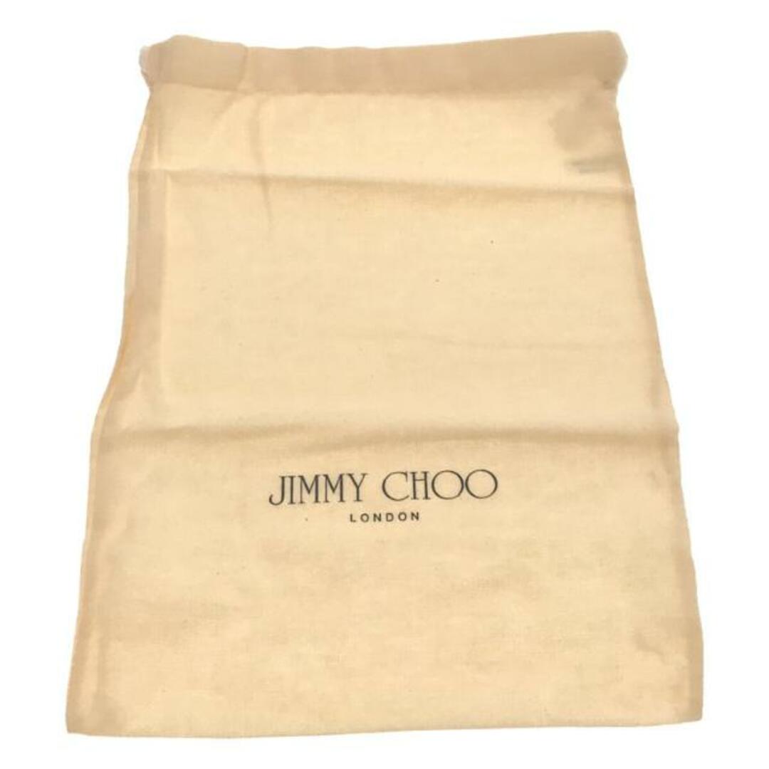 JIMMY CHOO(ジミーチュウ)の【新品】  JIMMY CHOO / ジミーチュウ | 113 WEBER ラインストーン リボン フラット バレエシューズ | 37 1/2 | ベージュ | レディース レディースの靴/シューズ(バレエシューズ)の商品写真