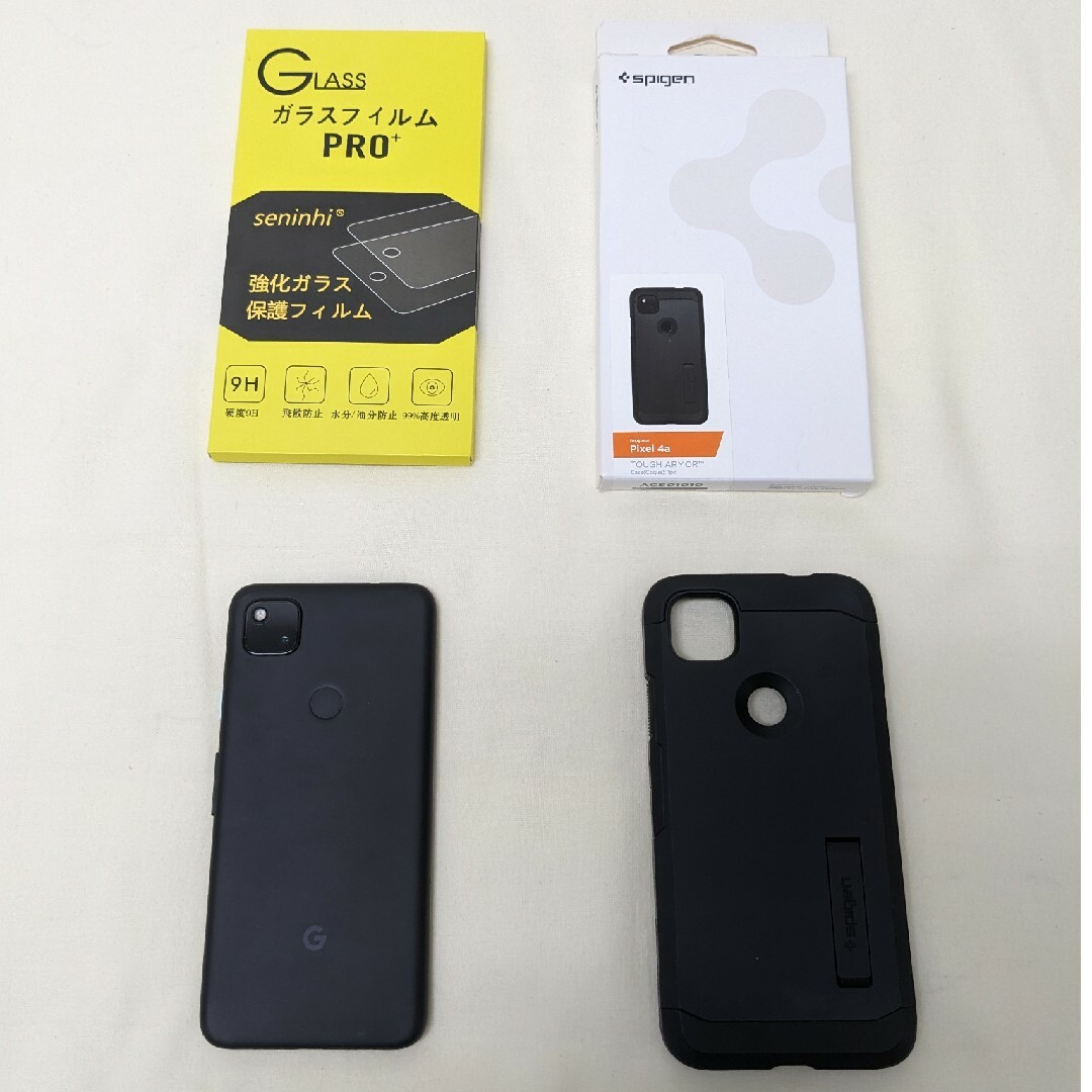 美品 Google Pixel 4a ブラック SIMフリー オマケ付き-