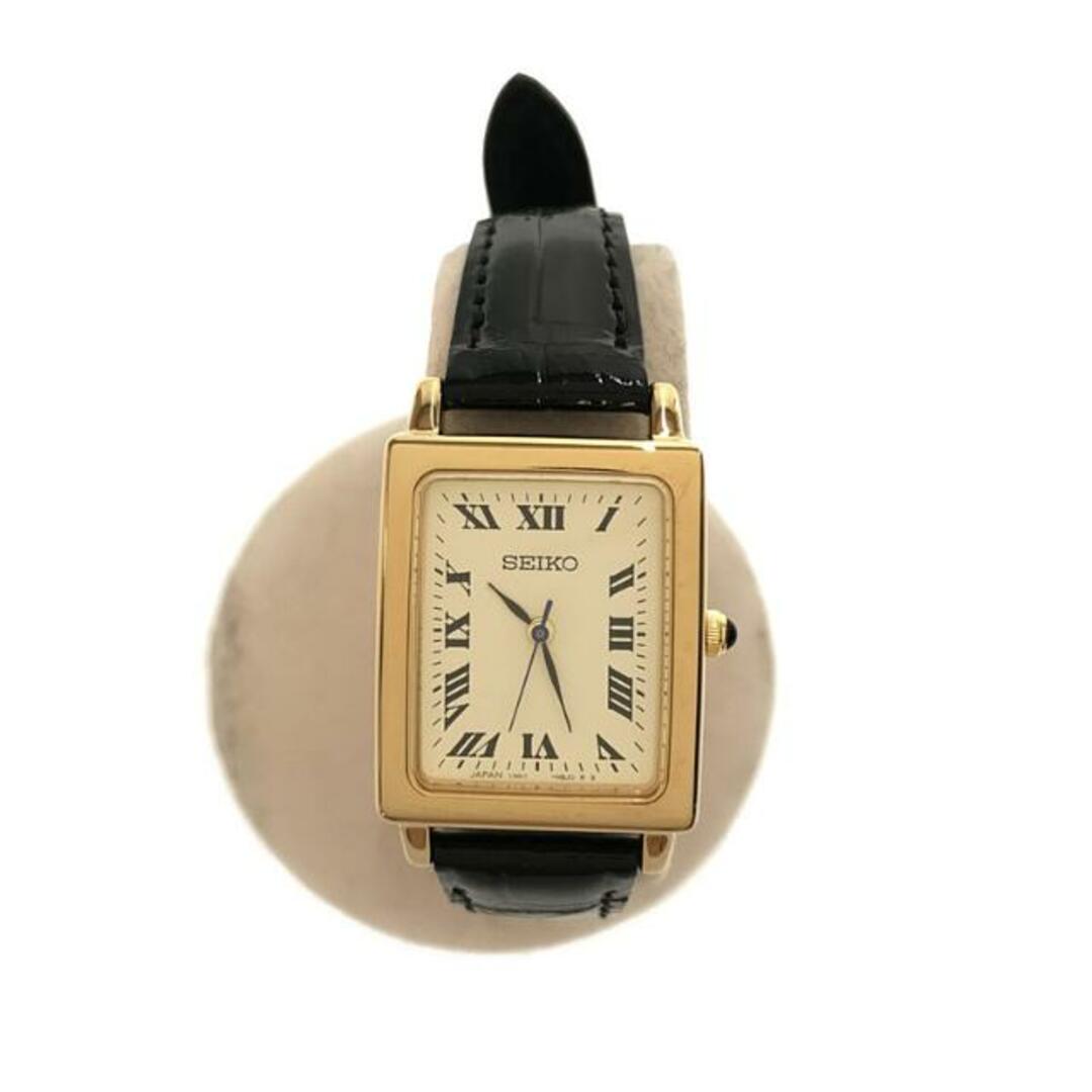 IENA(イエナ)のIENA / イエナ | × SEIKO セイコー コラボレーションウォッチ1 角型 | ブラック | レディース レディースのファッション小物(腕時計)の商品写真