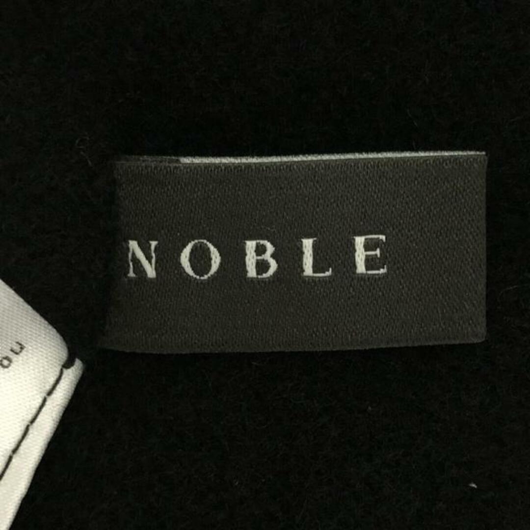 Noble(ノーブル)のNOBLE / ノーブル | 2022AW | ファインウール エフォートレス ニット | F | ブラック | レディース レディースのトップス(ニット/セーター)の商品写真