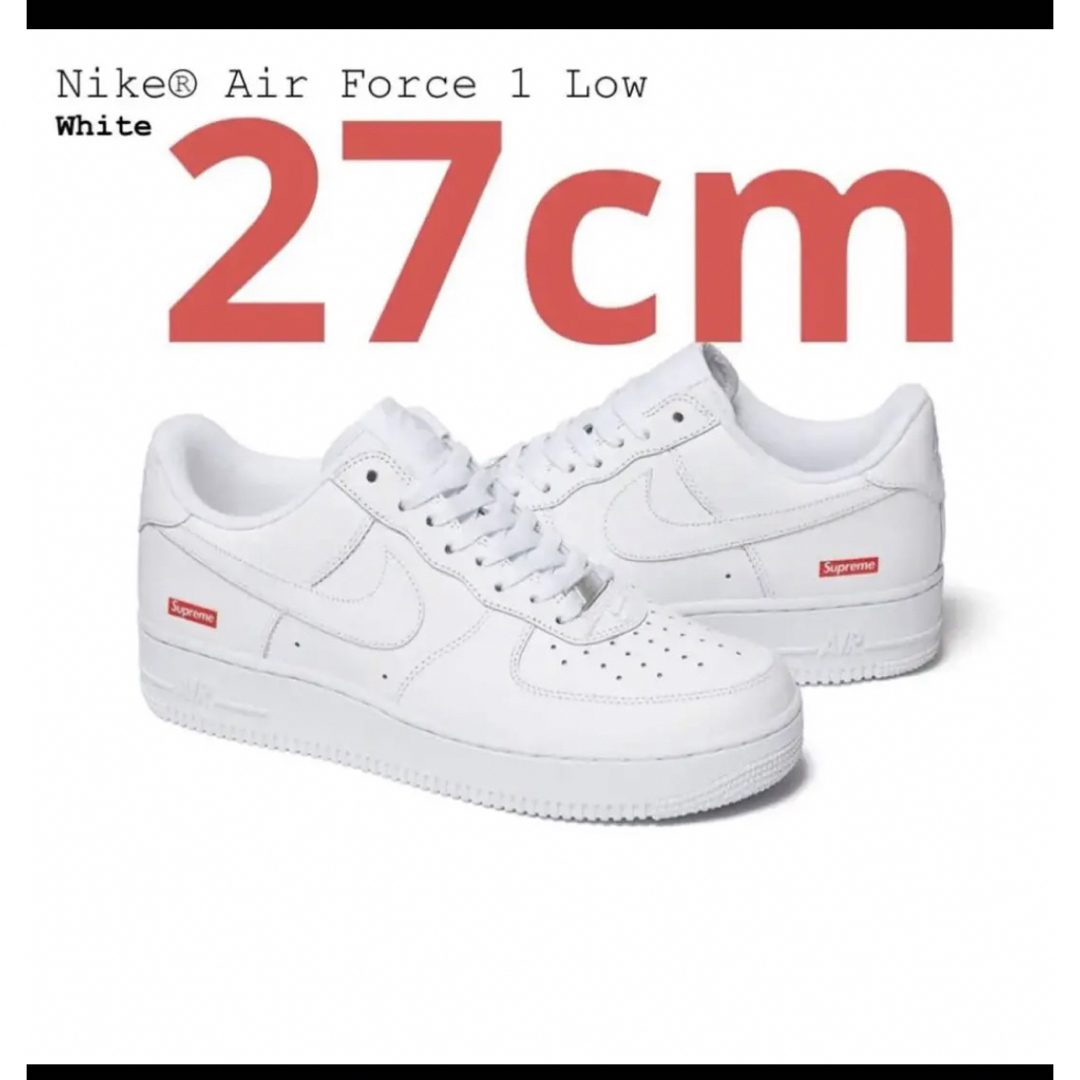 Supreme × Nike Air Force 1 Low "White"