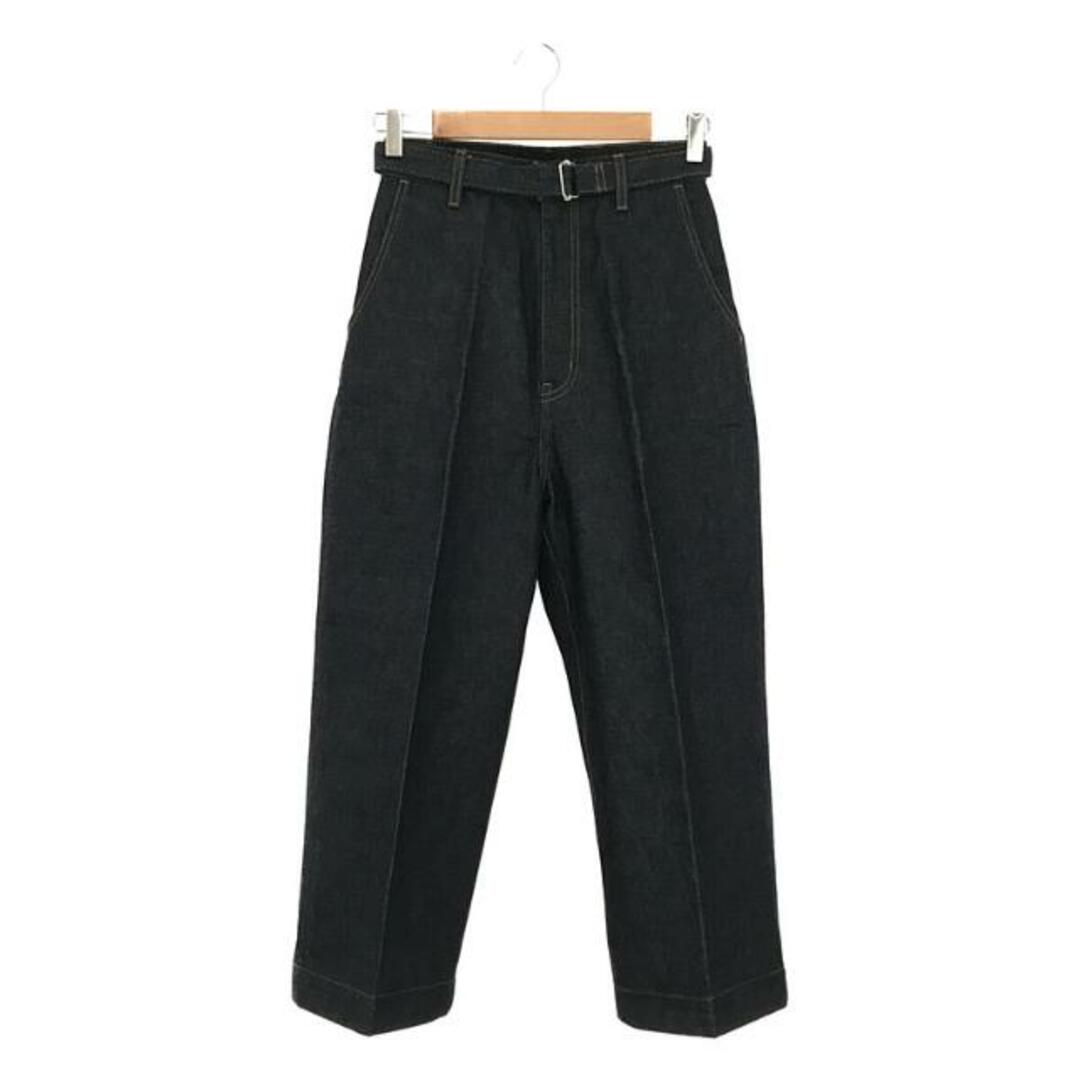 yass BELTED DENIM TROUSER USED \