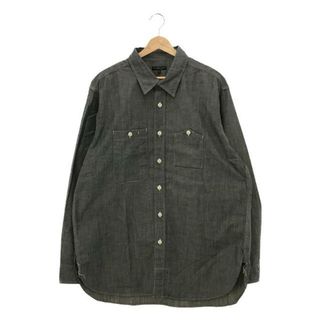 エンジニアードガーメンツ(Engineered Garments)の【新品】  Engineered Garments / エンジニアドガーメンツ | Work Shirt - Cone Chambray シャンブレー ワークシャツ | L | インディゴ | メンズ(Tシャツ/カットソー(七分/長袖))