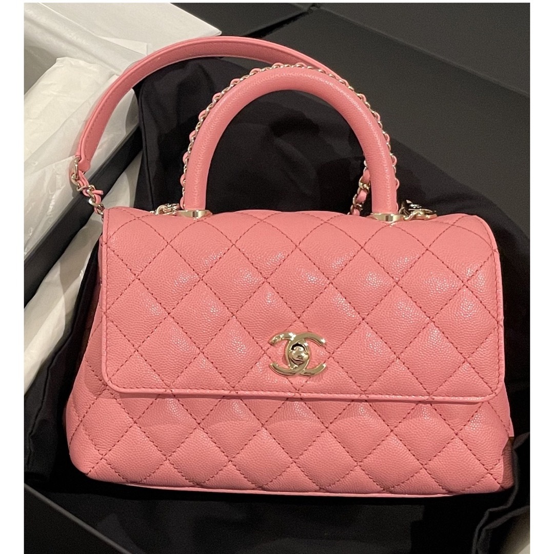 シャネル CHANEL CCココマーク スポーツ マフラー ストール コットン ピンク