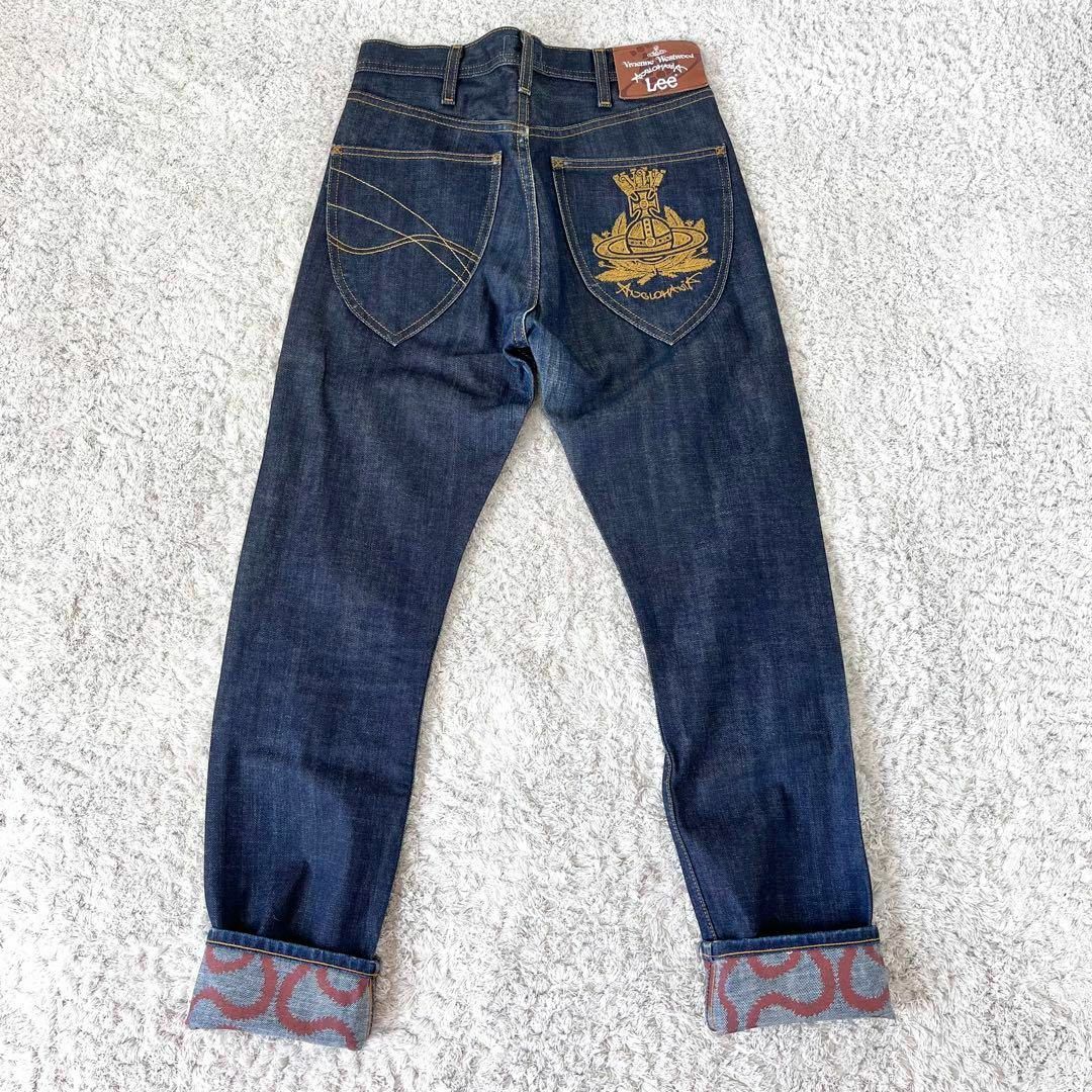 美品】ヴィヴィアンウエストウッド Lee コラボ オーブ刺繍 デニム