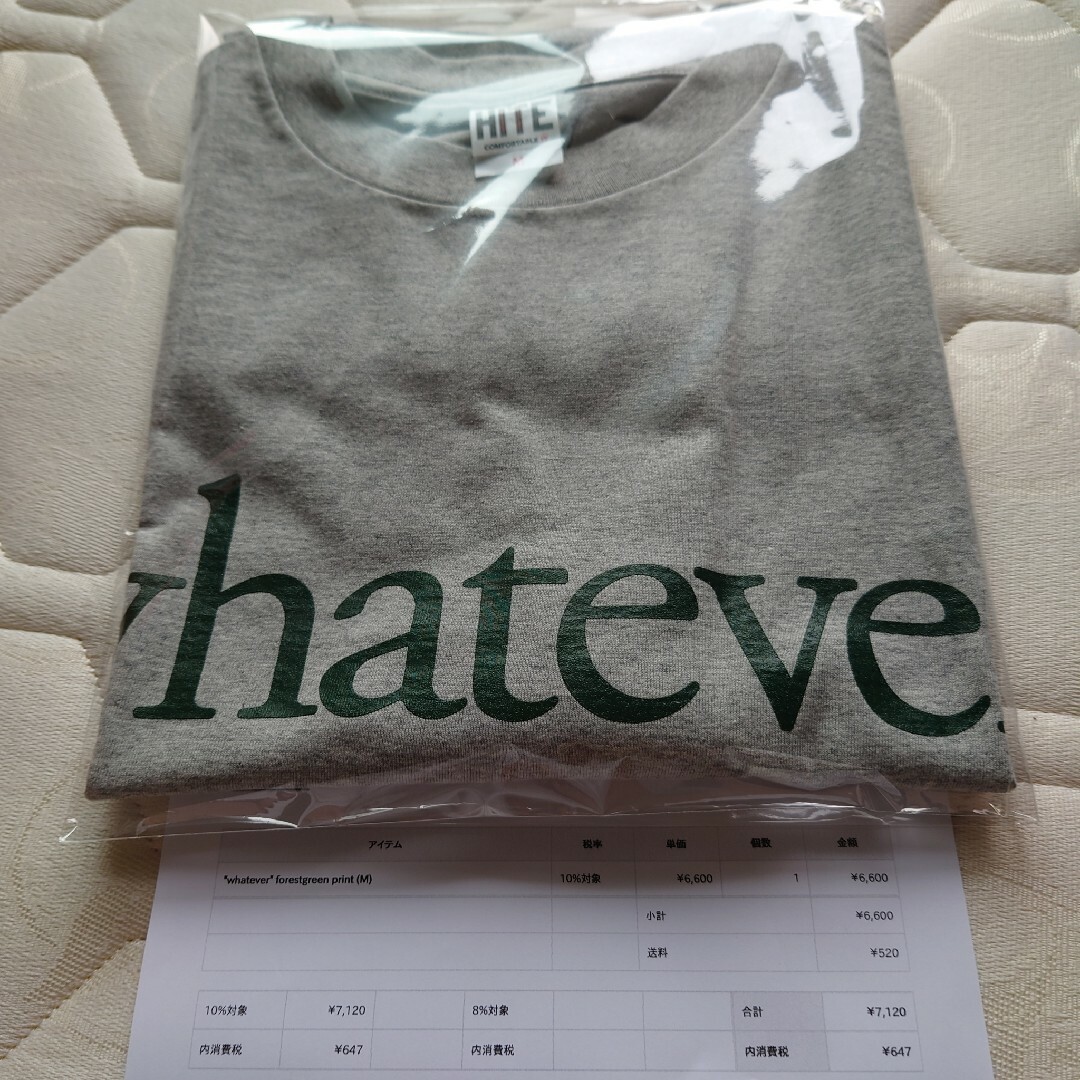 EPOCH(エポック)のMサイズ 新品 Whatever tee Tシャツ グレー HITE 新品未使用 メンズのトップス(Tシャツ/カットソー(半袖/袖なし))の商品写真