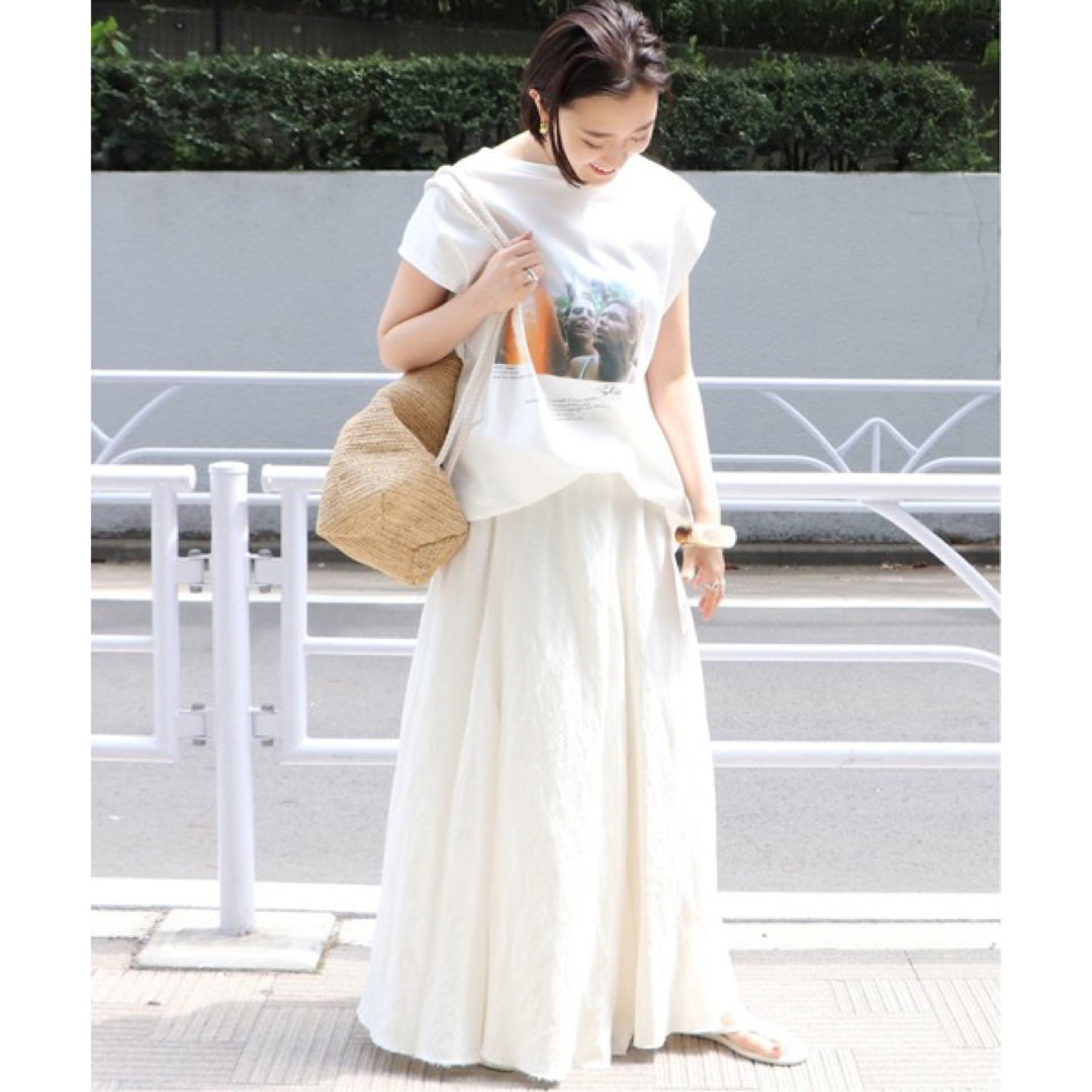 plage ♡ Vintage maxi スカート　ホワイト