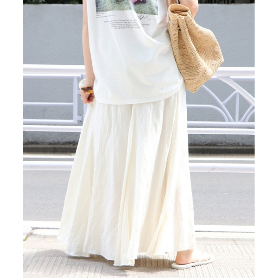 plage ♡ Vintage maxi スカート　ホワイト 1