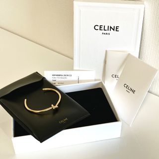 セリーヌ(celine)の激レア☆CELINE セリーヌ ノットバングル ゴールド(ブレスレット/バングル)