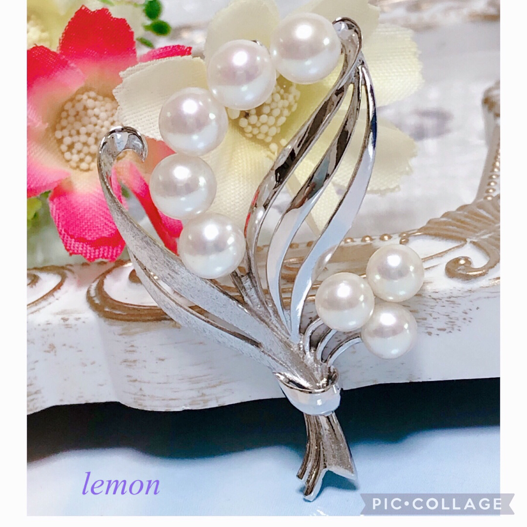 MIKIMOTO(ミキモト)のミキモトブローチ💐　エレガントなフラワーブーケモチーフ🌹✨ レディースのアクセサリー(ブローチ/コサージュ)の商品写真