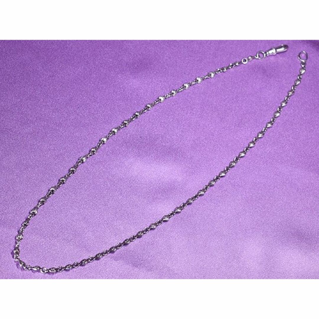 +LR TINY HEART CROSS LINK CHAIN SV 49cm