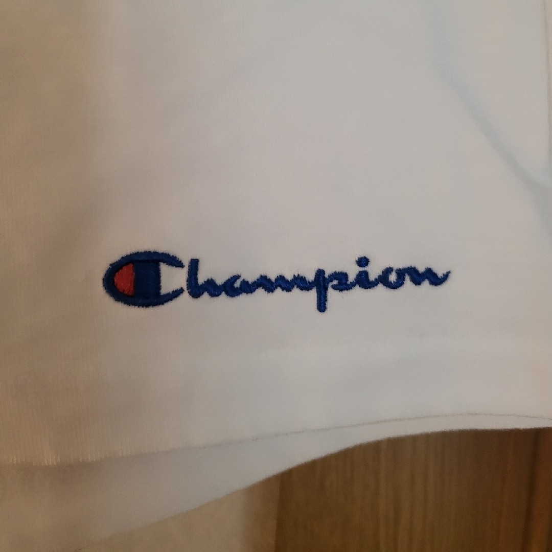 Champion(チャンピオン)のChampion　スウェット半ズボン　ホワイト レディースのパンツ(ショートパンツ)の商品写真