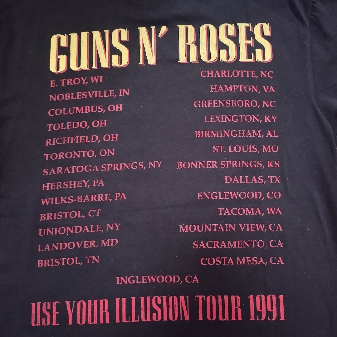 FEAR OF GOD(フィアオブゴッド)の希少 レア guns n' roses オフィシャル　ツアー　オーバーサイズ メンズのトップス(Tシャツ/カットソー(半袖/袖なし))の商品写真