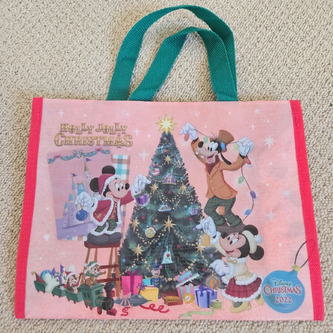 Disney(ディズニー)の2022 ディズニー クリスマス ショッピングバッグ レディースのバッグ(その他)の商品写真