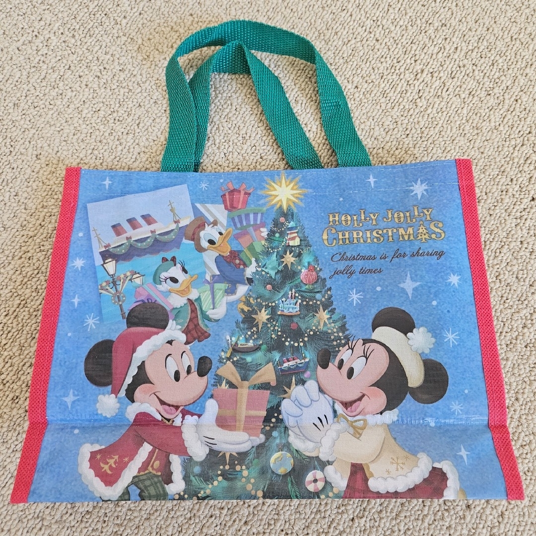 Disney(ディズニー)の2022 ディズニー クリスマス ショッピングバッグ レディースのバッグ(その他)の商品写真