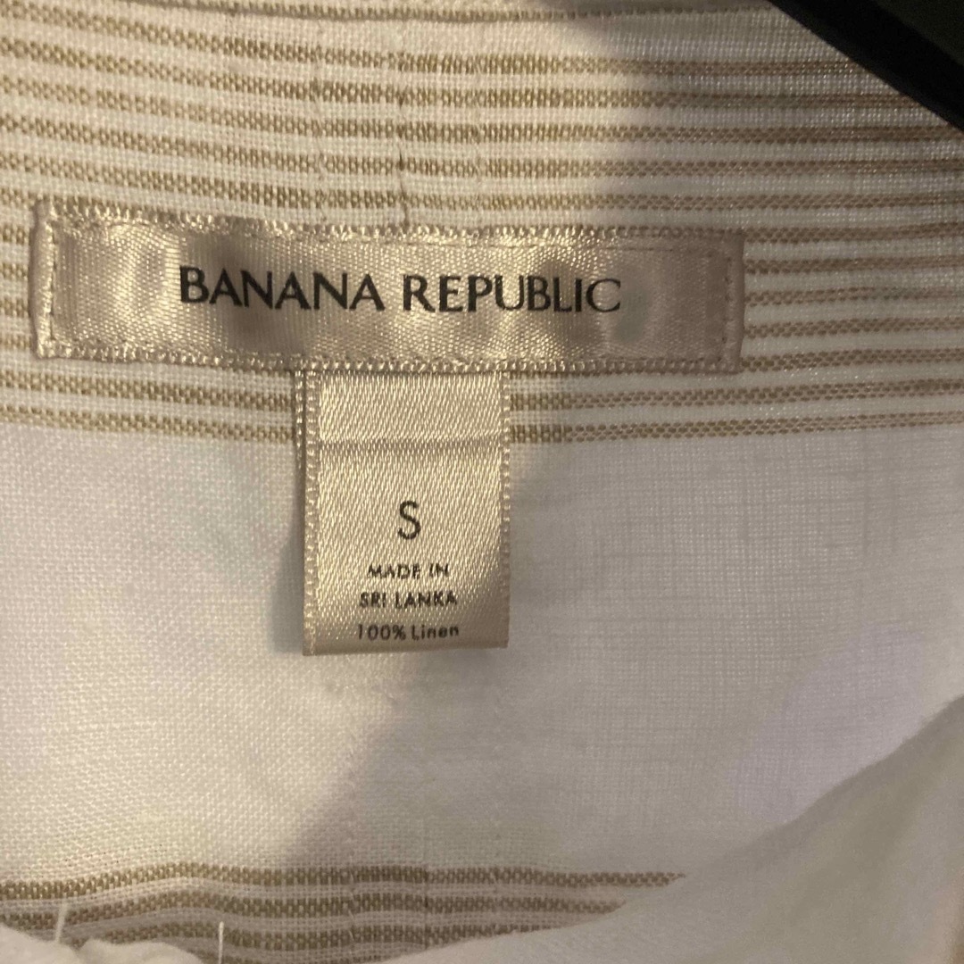 Banana Republic(バナナリパブリック)の美品！バナナリパブリック　オーバーリネンシャツ レディースのトップス(シャツ/ブラウス(長袖/七分))の商品写真