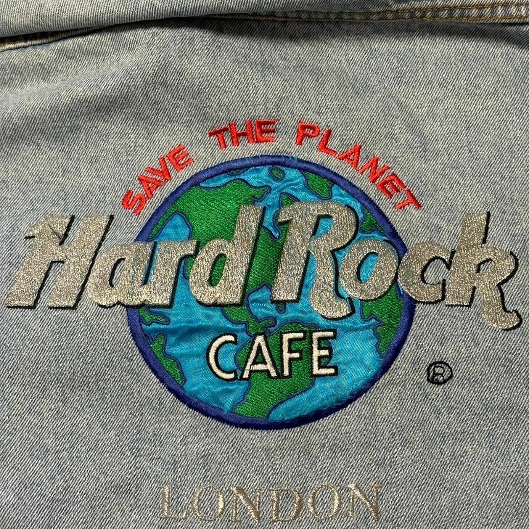 Hard Rock CAFE(ハードロックカフェ)の【Hard Rock CAFE】ヴィンテージ　デニムジャケット　Gジャン　アウタ レディースのジャケット/アウター(Gジャン/デニムジャケット)の商品写真