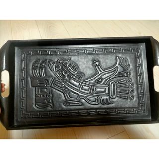 ペルー工芸品 トレー小 - テーブル用品