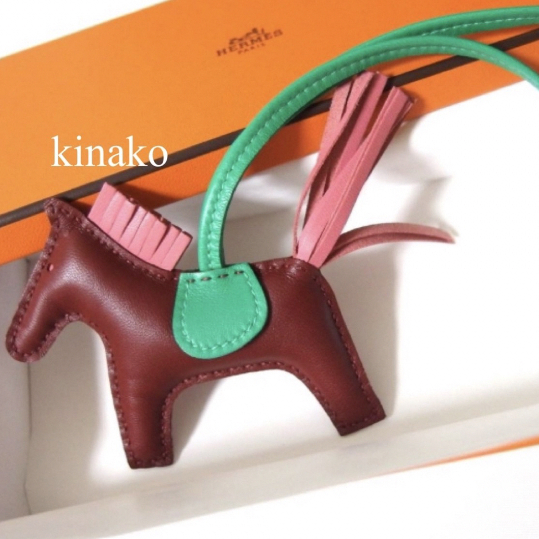 Hermes - 【HERMES】エルメス ロデオチャーム PM 新品 レア色の通販 by