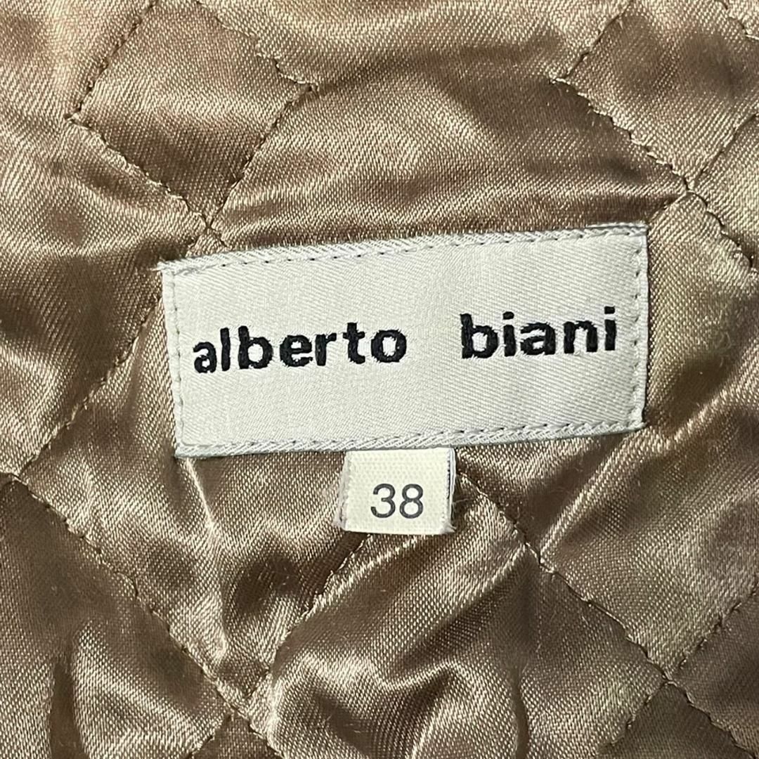 alberto biani(アルベルトビアーニ)の【alberto biani】イタリア製　ベルト付ジャケット　アウター　コート レディースのジャケット/アウター(その他)の商品写真