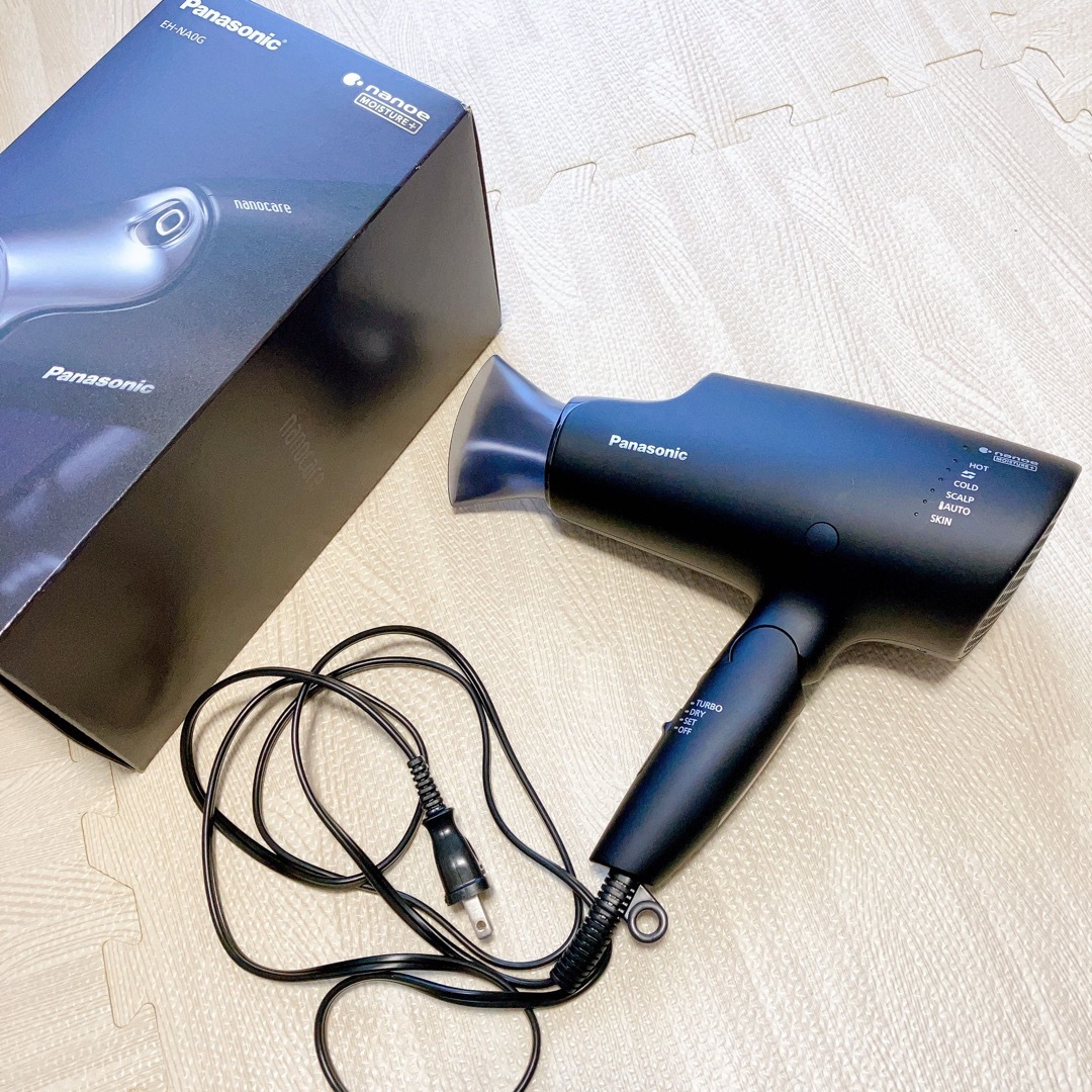 Panasonic ヘアードライヤー ナノケア ディープネイビー EH-NA0G