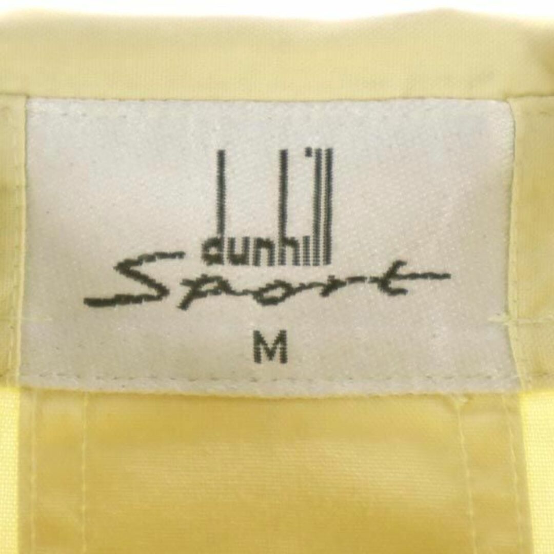 ダンヒル スポーツ 長袖 シャツ M イエロー dunhill sport ロゴ メンズ