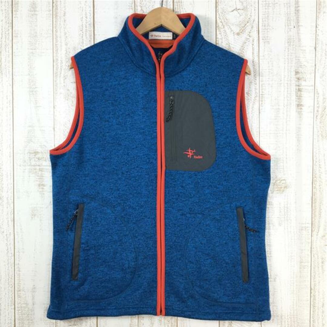 Foxfire(フォックスファイヤー)のMENs XL  フォックスファイヤー セーター フリース ベスト Sweater Fleece Vest ニット調 FOXFIRE 5113361 ブルー系 メンズのメンズ その他(その他)の商品写真