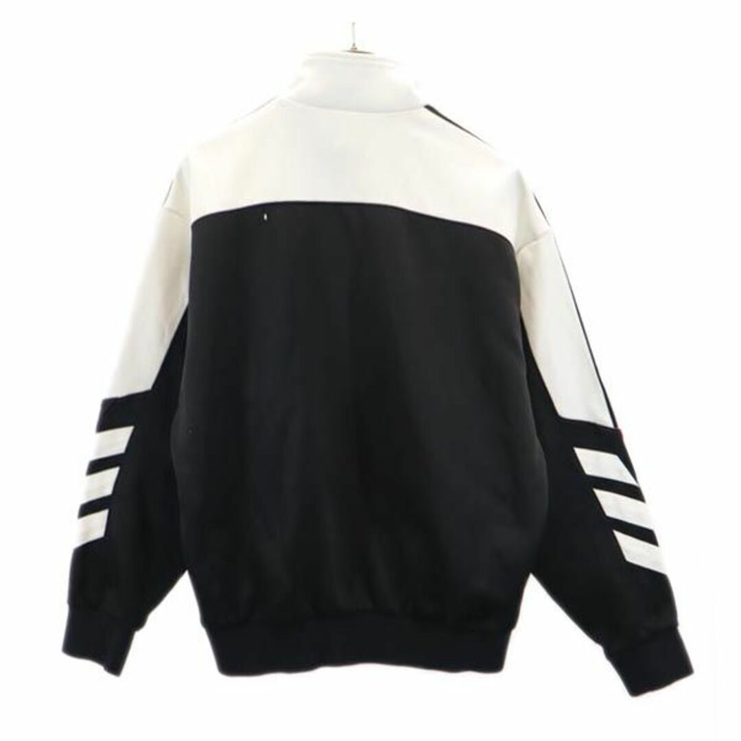 adidas 80s デサント White × Black トラックジャケット