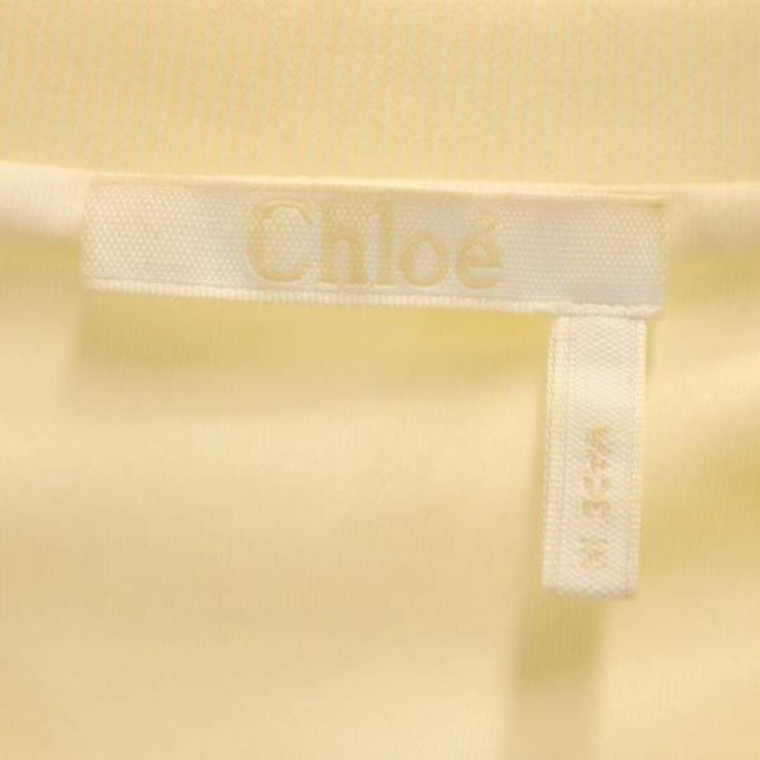 Chloe(クロエ)のクロエ プリント 半袖 Tシャツ 36 イエロー系 Chloe ロゴ レディース 【中古】  【230827】 メール便可 レディースのトップス(Tシャツ(半袖/袖なし))の商品写真