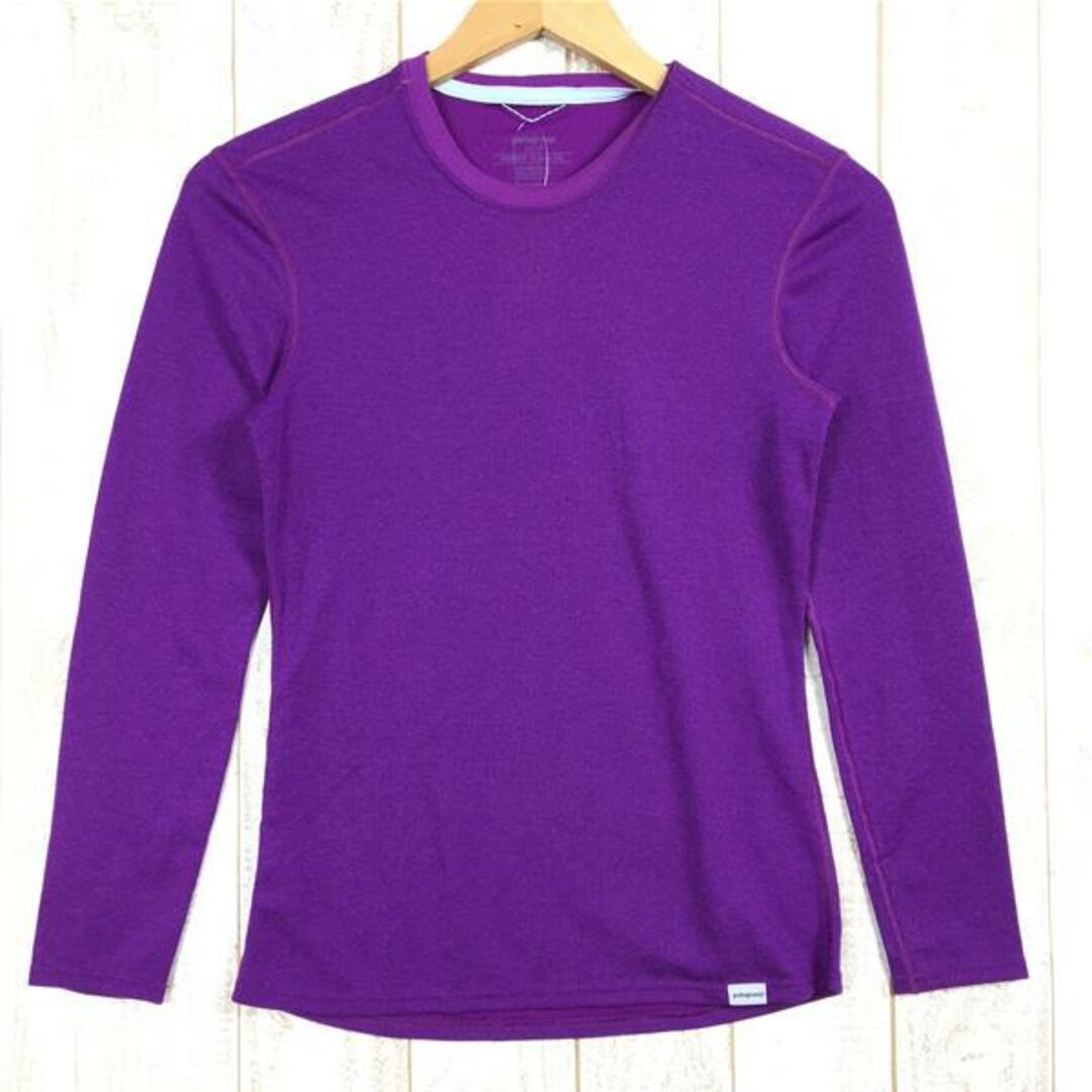 WOMENs S  パタゴニア キャプリーン 2 ライトウェイト クルー アジアフィット Capilene2 Lightweight Crew Asia Fit ロングスリーブ Tシャツ PATAGONIA 44960 パープル系