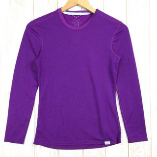 パタゴニア(patagonia)のWOMENs S  パタゴニア キャプリーン 2 ライトウェイト クルー アジアフィット Capilene2 Lightweight Crew Asia Fit ロングスリーブ Tシャツ PATAGONIA 44960 パープル系(その他)