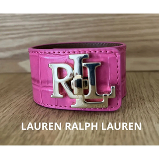 ラルフローレン(Ralph Lauren)のLAUREN ラルフローレン　ブレスレット　ピンク　米国購入　新品(ブレスレット/バングル)