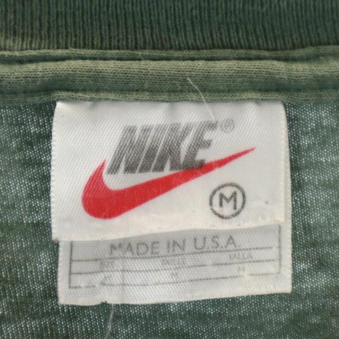 90s ナイキ NIKE 半袖 Tシャツ 刺繍ロゴ アメリカ製 白タグ