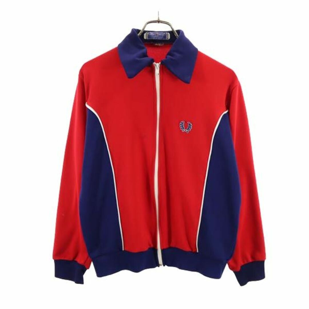 フレッドペリー 90s トラックジャケット S レッド系 FRED PERRY ロゴ メンズ 【中古】 【230827】 | フリマアプリ ラクマ