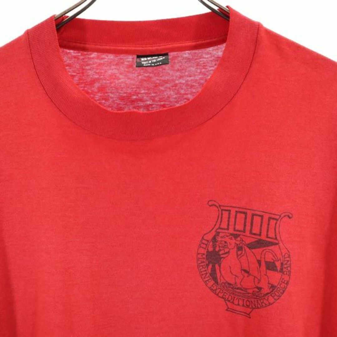 90s フルーツ USA製 厚手 Tシャツ 半袖 バックプリント  霜降り