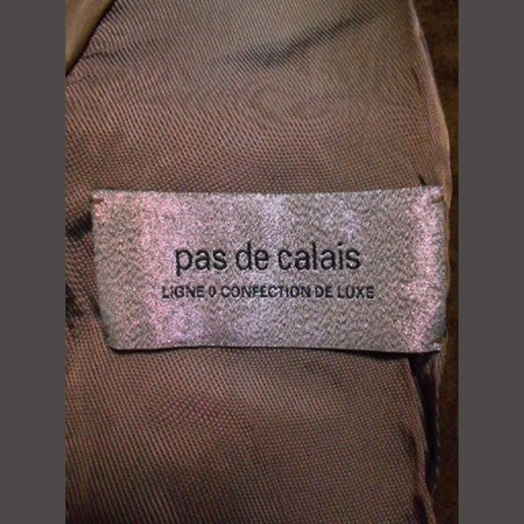 pas de calais パドカレ ラムレザージャケット ブラック系 38