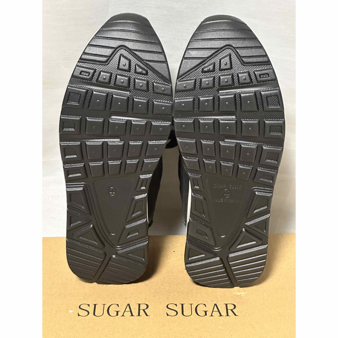 Sugar Sugar(シュガーシュガー)の厚底レースアップスニーカー（未使用）ブラック　LL （約25㎝） レディースの靴/シューズ(スニーカー)の商品写真