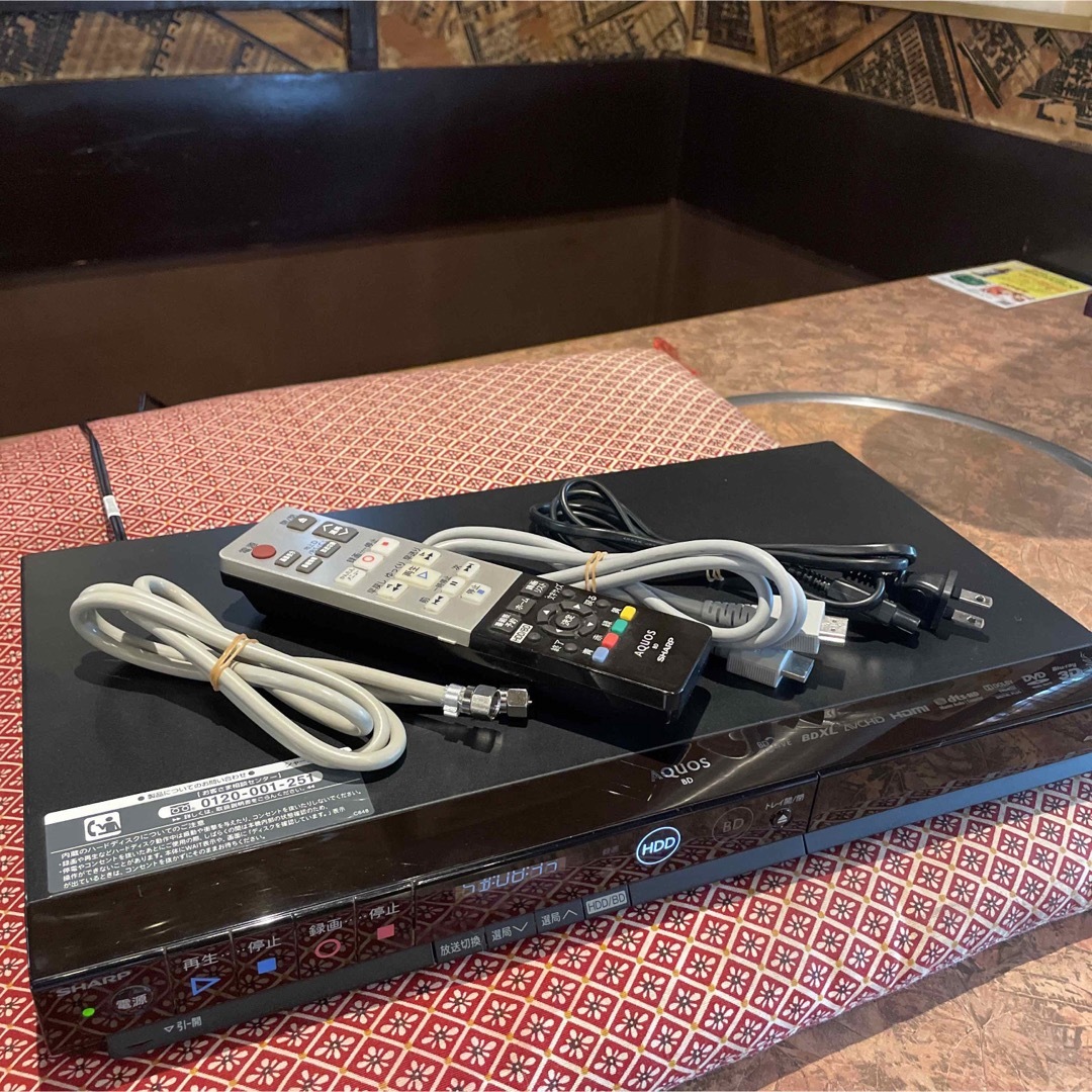 SHARP AQUOS BD-H51 12倍録 500GB リモ等付フル装備! - ブルーレイ SHARP AQUOS BD-H51 12倍録 500GB リモ等付フル装備! - ブルーレイ