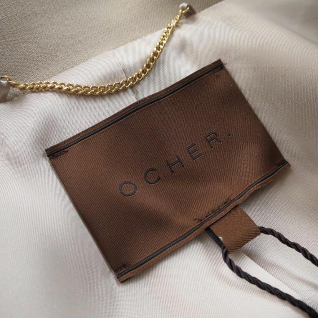 601*定16万 新品 OCHER 高級 ウール トレンチコート