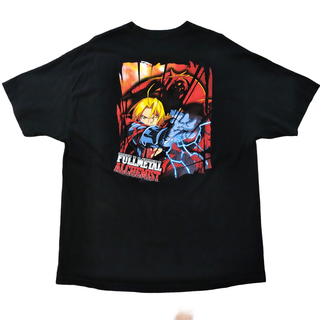 鋼の錬金術師　Tシャツ　2XLサイズ　黒　00s　アニメTシャツ　海外 *