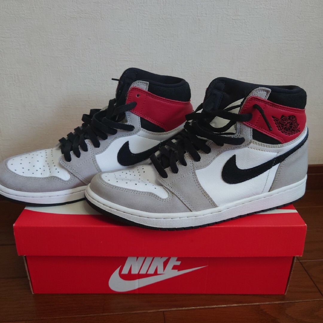 NIKE Air jordan1 light smoke grey 28cm - スニーカー