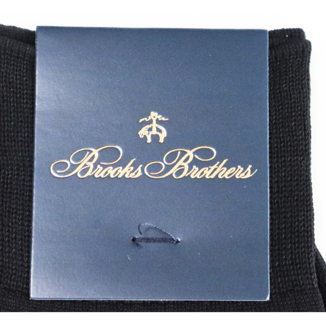 Brooks Brothers(ブルックスブラザース)の《ブルックスブラザーズ》新品 ロゴ刺繍入 ビジネスソックス2足 25~26cm メンズのレッグウェア(ソックス)の商品写真