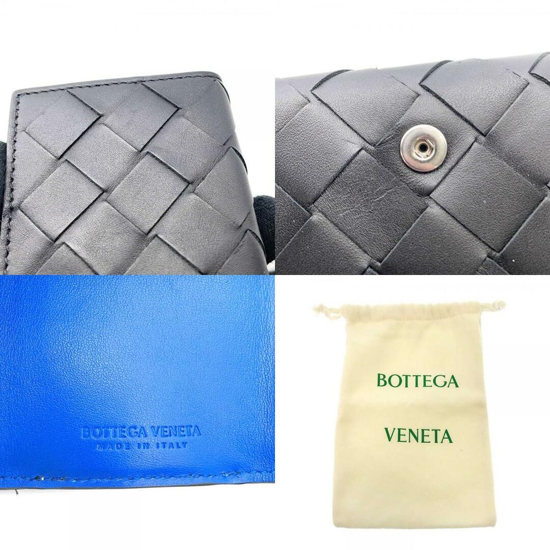 BOTTEGA VENETA　イントレチャート バイカラー 三つ折り 財布