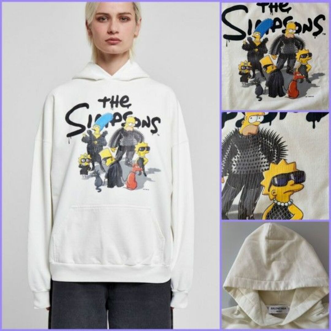 BALENCIAGA simpsons パーカー 1サイズ　バレンシアガ