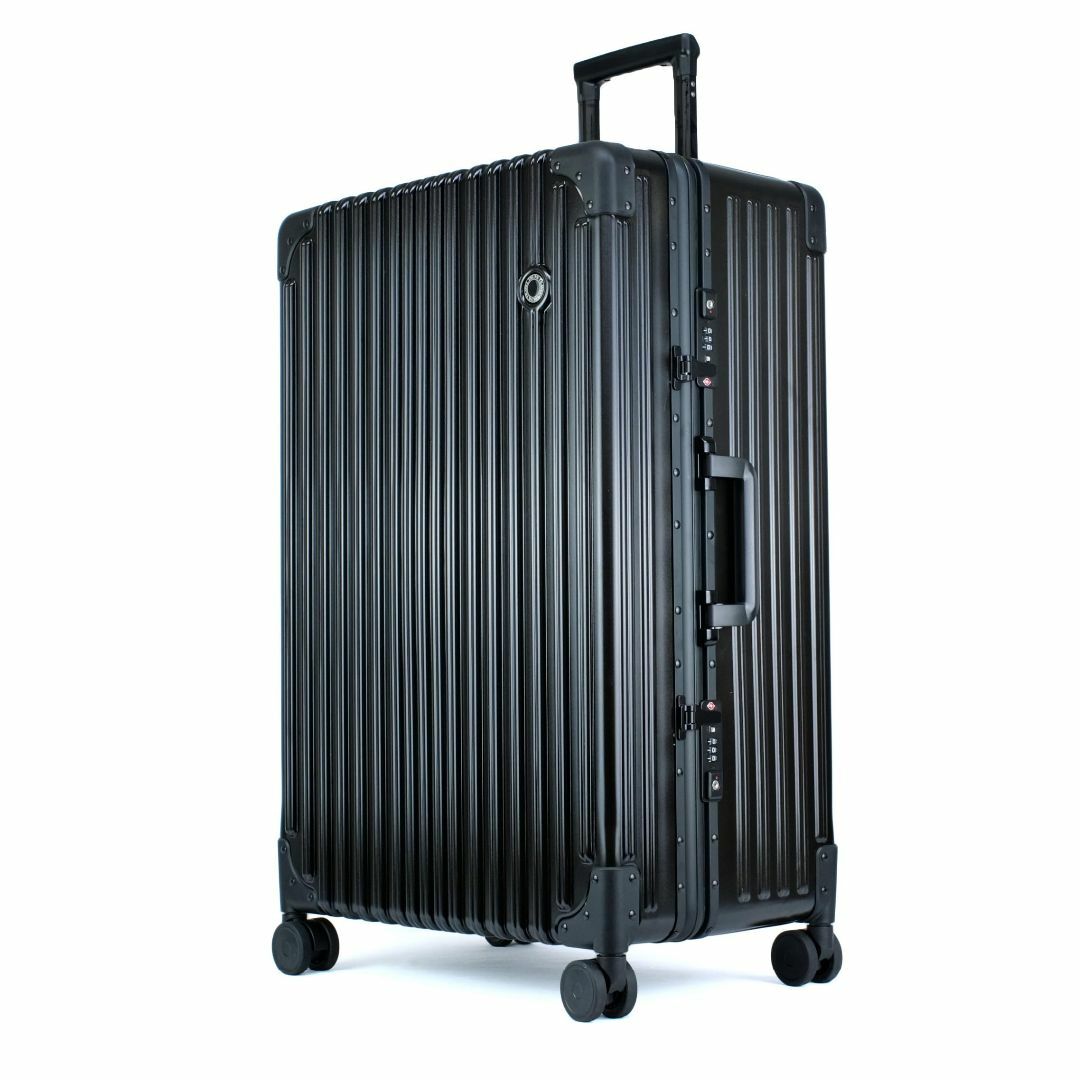 【色: ブラック】TRUNKTRAVEL スーツケース キャリーバッグ Lサイズ
