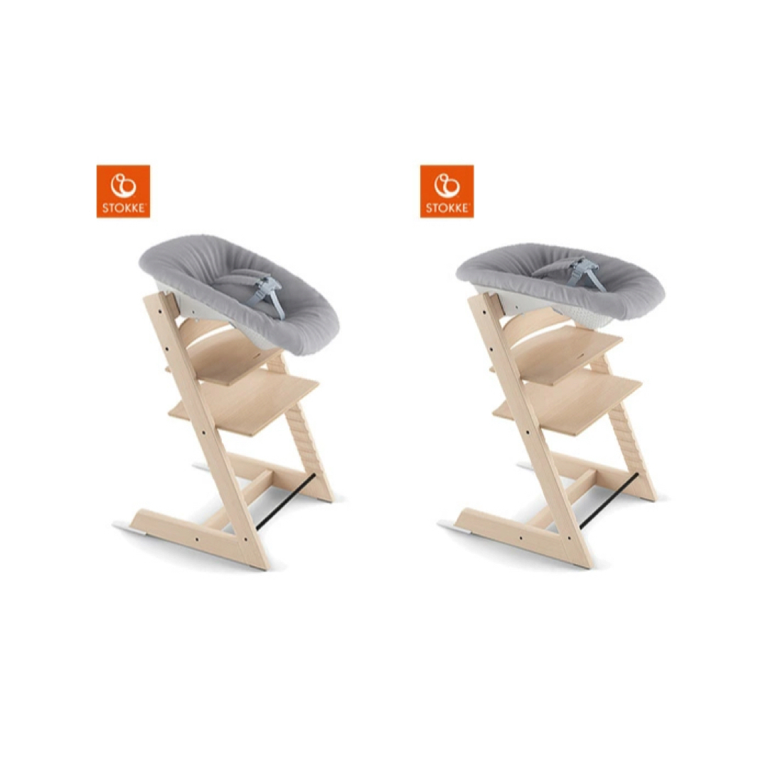 Stokke(ストッケ)のストッケ トリップトラップ ニューボーンセット 新生児  STOKKE グレー キッズ/ベビー/マタニティの寝具/家具(その他)の商品写真