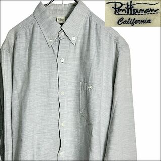 ロンハーマン(Ron Herman)のJ6210 美品 ロンハーマン ボタンダウンシャツ グレー系 S(シャツ)