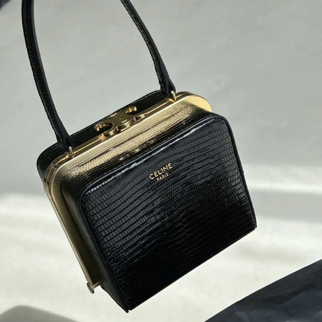 celine(セリーヌ)の【新品未使用】Celine トリオンフ ミノディエール / リザード レディースのバッグ(ハンドバッグ)の商品写真